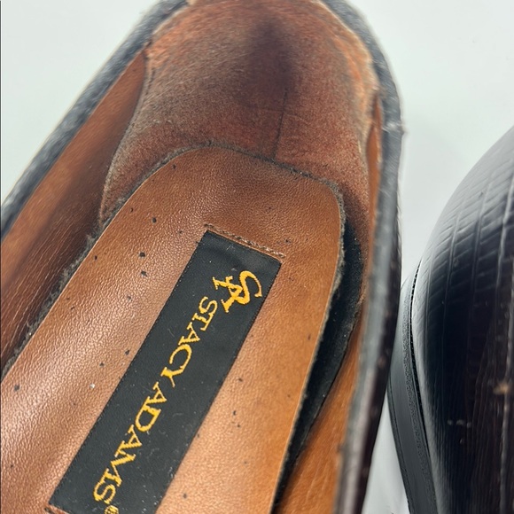 Stacy Adams Brown Leather Loafers Slip-Ons‎ - Picture 10 of 16